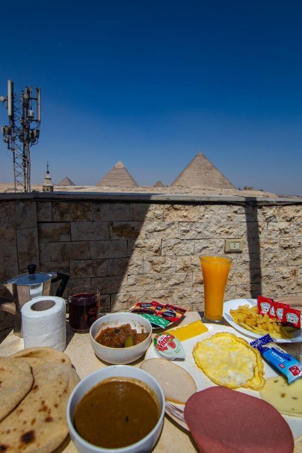 Imhotep Pyramids View Inn Kafret el-Gabal Eksteriør billede